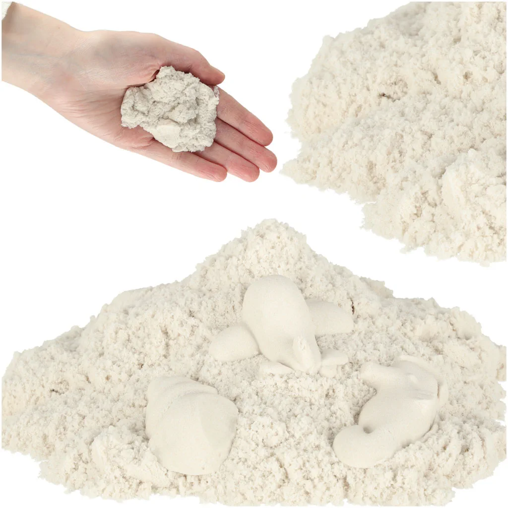 Sensoorne mänguliiv kineetiline – Valge – 1 kg – pilt 1