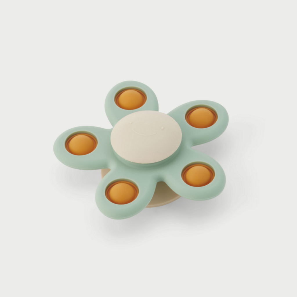 SiliSoft lillevurr – pöörlev fidget-lelu – pilt 1
